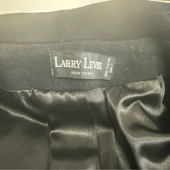 Larry Levine Black Satin-Lined Jacket - Picture 2 of 7